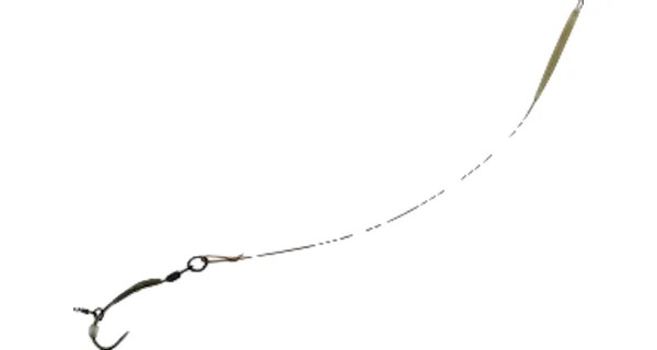 CARP'R'US - Návazec Ready Ronnie Rig Strip-X Mat Brown vel. 8 16,5 cm 11 kg 2 ks