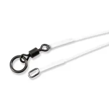 CARP'R'US - Návazec Super Stiff Link Oval Ring & Ring Swivel 6,5 cm 90 lb 2 ks