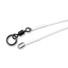 CARP'R'US - Návazec Super Stiff Link Oval Ring & Ring Swivel 9,5 cm 90 lb 2 ks
