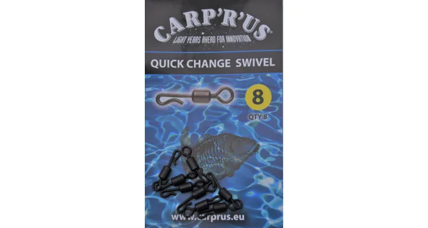 CARP'R'US - Obratlík Change swivel - size 8, 8 ks