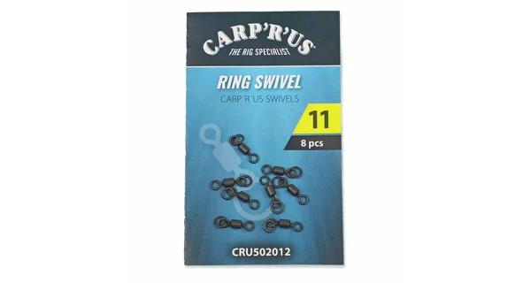 CARP'R'US - Obratlíky s kroužkem Swivel Ring vel. 11 8 ks
