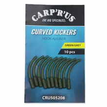 CARP'R'US - Rovnátka Curved Kickers Large Olive Grey 10 ks