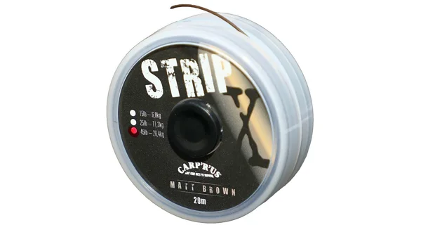 CARP'R'US - Šňůrka Strip-X Matt Brown 15 lb 20 m