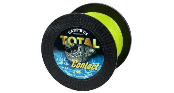CARP'R'US - Splétaná šňůra Total Contact 0,25 mm 13,61 kg 300 m