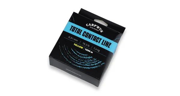 CARP'R'US - Vlasec Total Contact Line Yellow 0,310 mm 16,30 lb 1000 m