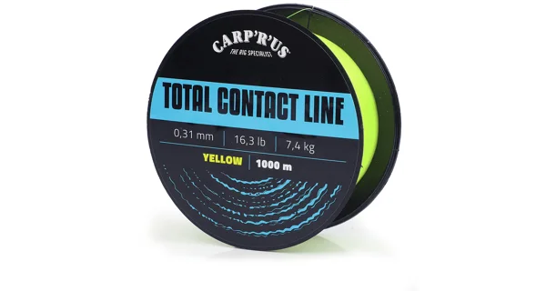 CARP'R'US - Vlasec Total Contact Line Yellow 0,310 mm 16,30 lb 1000 m