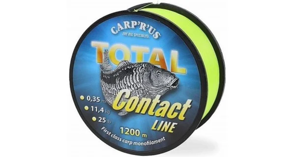 CARP'R'US - Vlasec Total Contact Line Yellow 0,35 mm 1200 m 11,4 kg