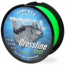 CARP'R'US - Vlasec Total Crossline Cast Green 0,30 mm 1200 m 6,8 kg