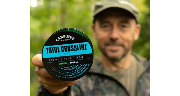 CARP'R'US - Vlasec Total Crossline Cast Green 0,310 mm 7,3 kg 1000 m