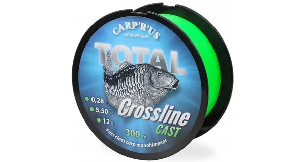CARP'R'US - Vlasec Total Crossline Cast Green 0,35 mm 1200 m 9,1 kg