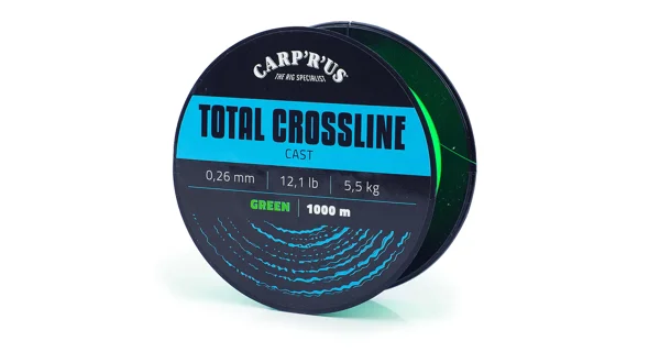 CARP'R'US - Vlasec Total Crossline Cast Green 0,350 mm 9,3 kg 1000 m