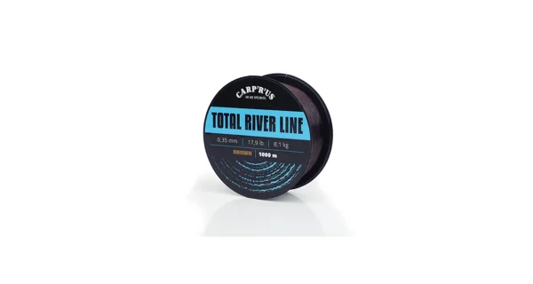 CARP'R'US - Vlasec Total River Line Brown 0,350 mm 17,90 lb 1000 m