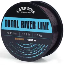 CARP'R'US - Vlasec Total River Line Brown 0,350 mm 17,90 lb 1000 m