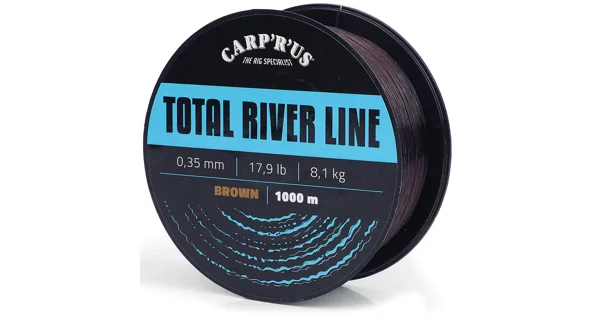 CARP'R'US - Vlasec Total River Line Brown 0,400 mm 23,20 lb 1000 m