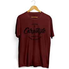 CARPSTYLE - Tričko T-shirt 2018 Burgundy vel. L