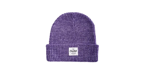 CARPSTYLE - Zimní čepice purple beanie