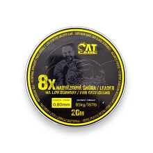 CATCARE - Návazcová Šňůrka Cano Leader Hooklink x8 20 m 0,80 mm 85 kg