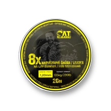CATCARE - Návazcová Šňůrka Cano Leader Hooklink x8 20 m 1,20 mm 135 kg