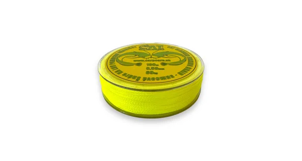 CATCARE - Šňůra CatClonker Braid Hi-Viz Yellow 100 m 0,59 mm 69 kg