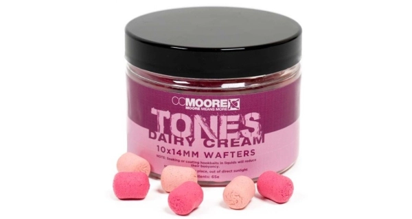 CC MOORE - Dumbell Wafters Tones Dairy Cream 10x14 mm 65 ks
