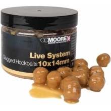 CC MOORE - Dumbels v dipu Glugged Hookbaits Live System 10 x 14 mm 50 ks