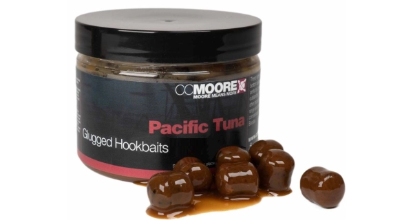 CC MOORE - Dumbels v dipu Pacific Tuna Glugged Hookbaits 15x18 mm 35 ks