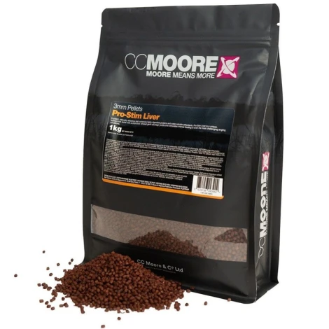 CC MOORE - Pelety Pro-Stim Liver 3 mm 1 kg