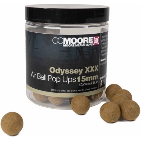 CC MOORE - Plovoucí boilie Air Ball Pop Ups 15 mm 50 ks Odyssey XXX