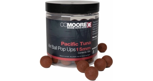 CC MOORE - Plovoucí boilie Air Ball Pop Ups 15 mm 50 ks Pacific Tuna