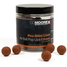 CC MOORE - Plovoucí boilie Air Ball Pop Ups Pro-Stim Liver 15 mm 50 ks