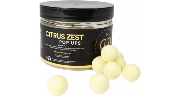 CC MOORE - Plovoucí boilie Citrus Zest Pop Ups Elite Range Citrus 18 mm 25 ks