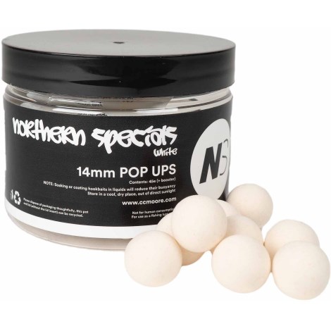 CC MOORE - Plovoucí boilie NS1 Bílá Citrus 14 mm 45 ks