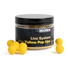 CC MOORE - Plovoucí boilie Pop Ups Live system Yellow 14 mm 45 ks