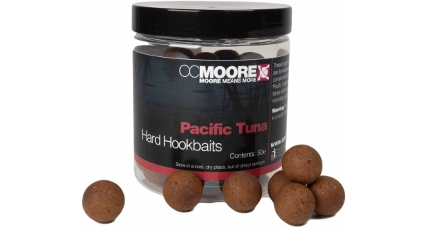 CC MOORE - Tvrzené boilie Hard Hookbaits Pacific Tuna 18 mm 35 ks