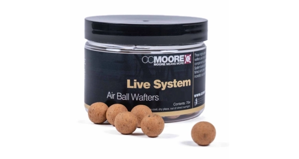 CC MOORE - Vyvážené Boilie Live System Air Ball Wafters 18 mm 35 ks