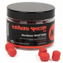 CC MOORE - Vyvážené boilie NS1 Dumbell Wafters Red 10x14 mm 65 ks