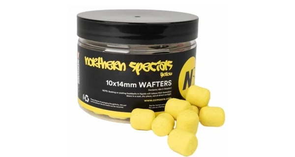 CC MOORE - Vyvážené boilie NS1 Dumbell Wafters Yellow 10x14 mm 65 ks