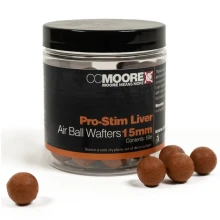 CC MOORE - Vyvážené Boilie Pro-Stim Liver Air Ball Wafters 24 mm 15 ks