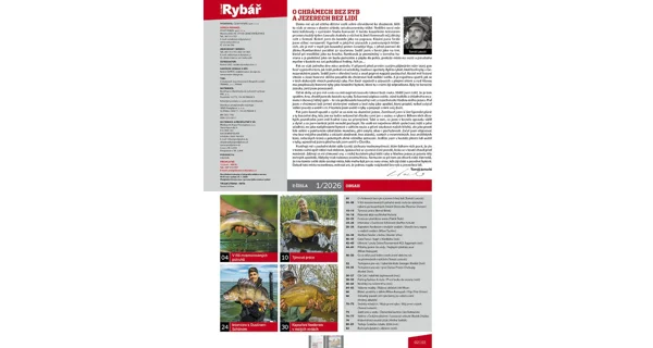 ČESKÝ RYBÁŘ - Časopis 1/2026 Leden