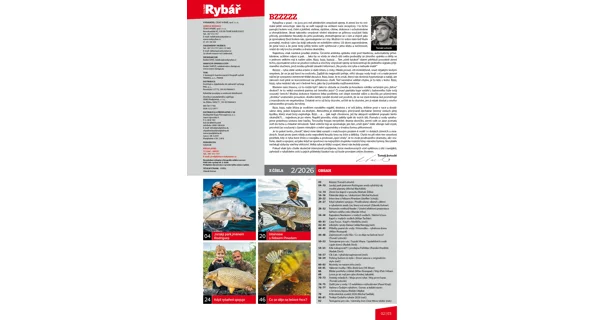 ČESKÝ RYBÁŘ - Časopis 2/2026 Únor