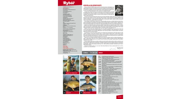 ČESKÝ RYBÁŘ - Časopis 7/2026 Červenec