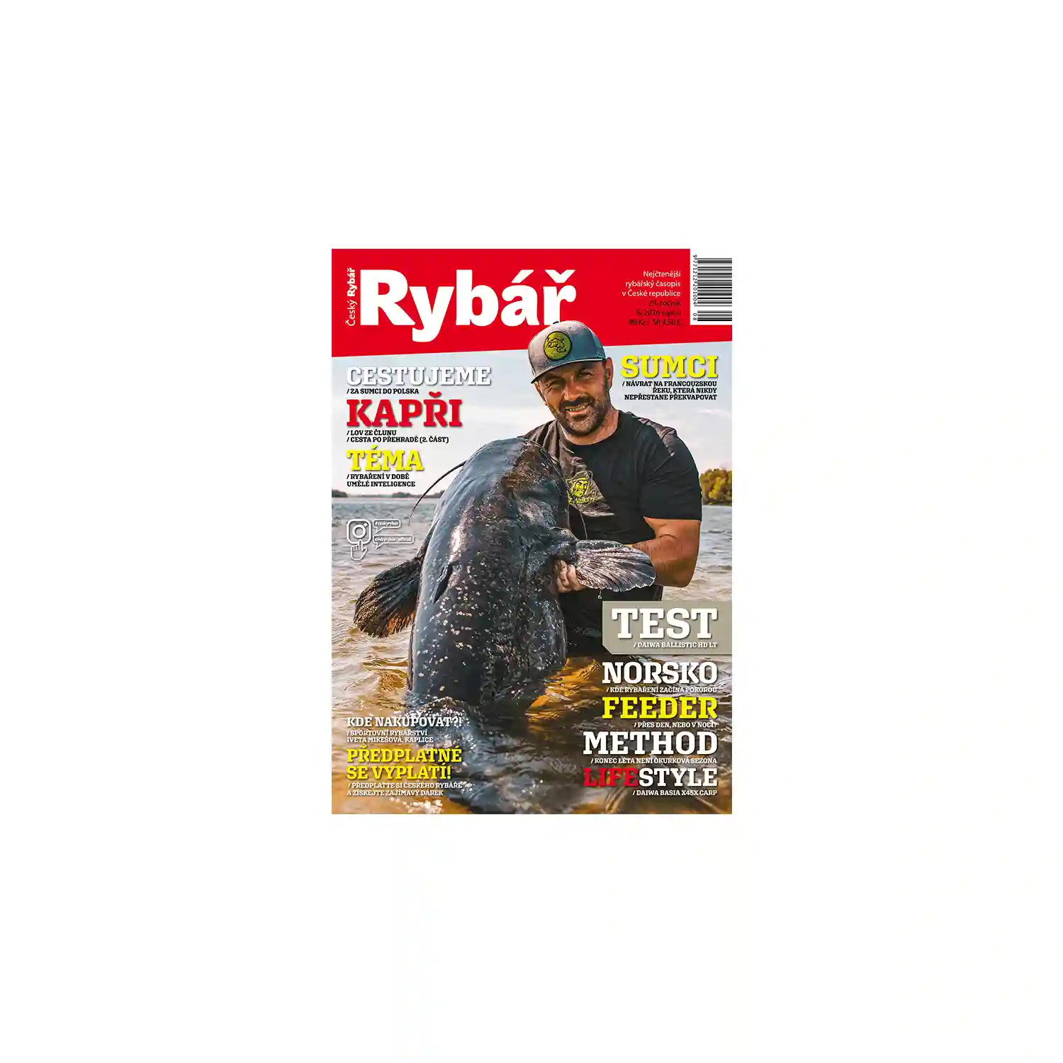ČESKÝ RYBÁŘ - Časopis 8/2026 Srpen