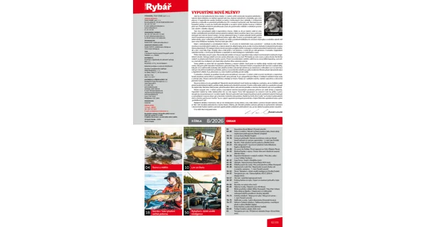 ČESKÝ RYBÁŘ - Časopis 8/2026 Srpen