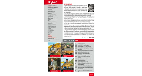 ČESKÝ RYBÁŘ - Časopis 9/2026 Září