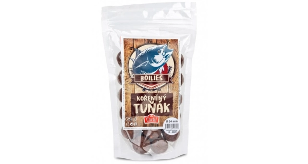 CHYTIL - Boilies 24 mm 250 g Kořeněný tuňák Česnek Asa foetida