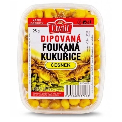 CHYTIL -  Dipovaná foukaná kukuřice 25 g Česnek