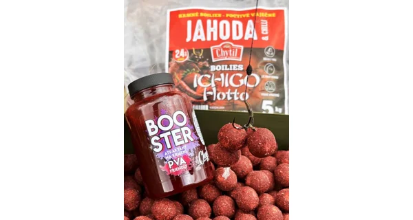CHYTIL - Krmné boilies 24 mm 5 kg Jahoda & Chilli