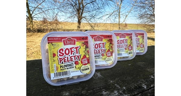 CHYTIL - Měkčené plovoucí pelety Soft 6-8 mm 35 g Česnek