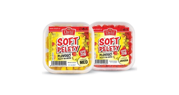 CHYTIL - Měkčené plovoucí pelety Soft 6-8 mm 35 g Jahoda