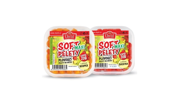 CHYTIL - Měkčené plovoucí pelety Soft Maxi 12-14 mm 30 g Ananas